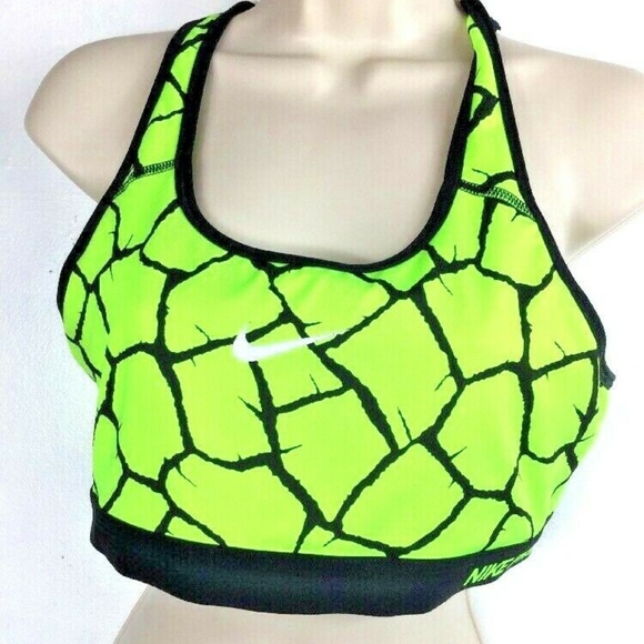 Nike Other - Nike Pro Classic Womens Sports Bra XL Neon/Black